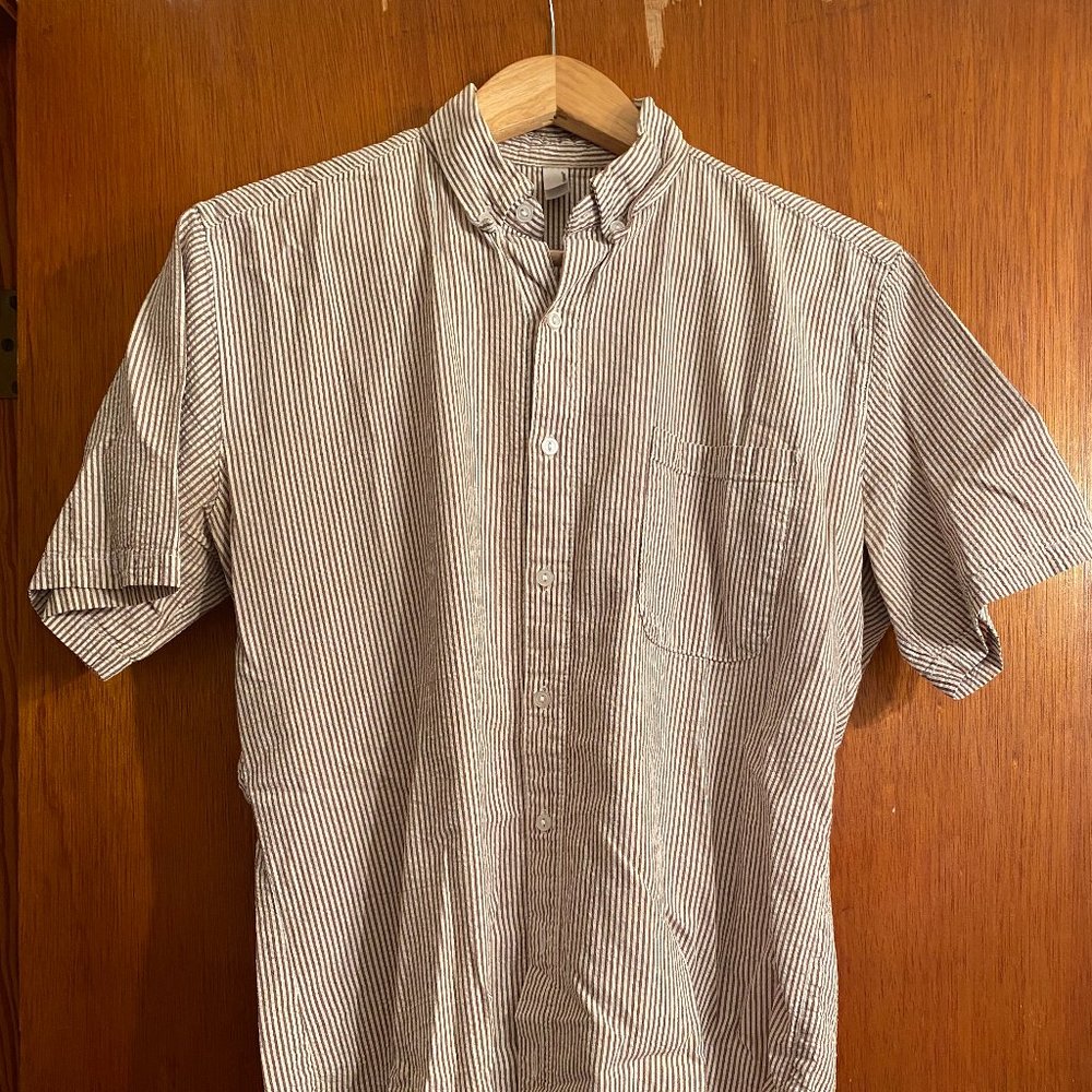 American Apparel Seersucker Button Down